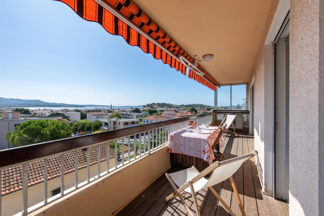 Le Cadet - Vue Panoramique Ville Et Baie De Sanary Sur Mer, Parking & Terrasse - 2 A 4 Pers Kültér fotó